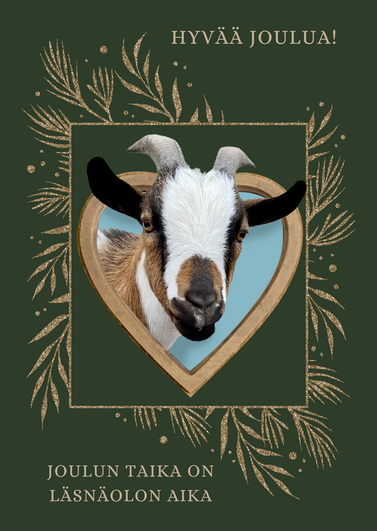 Joulukortti / Veetin mietelauseella